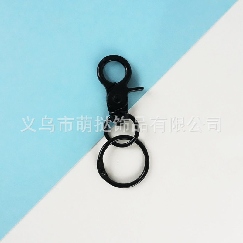 彩色金属手工烤漆钳扣钥匙扣卡圈钥匙圈diy玩具饰品首饰配件|undefined