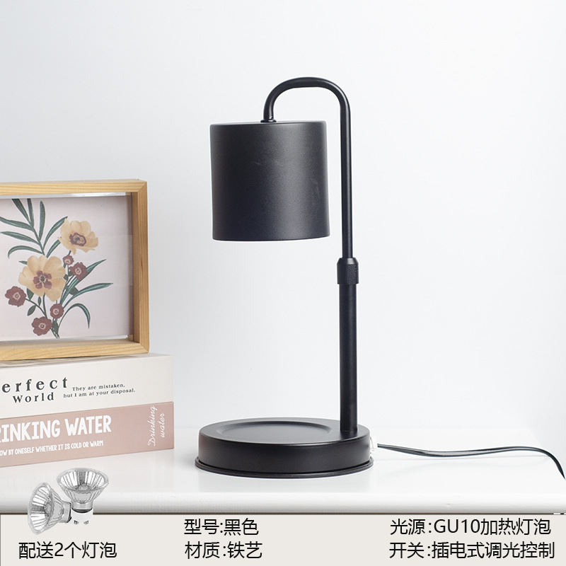 Lámpara de cera de fusión aromática elevación sin fuego perfumes dormitorio escritorio de cabecera lujoso decoración lámpara de escritorio adornos de vela regalo