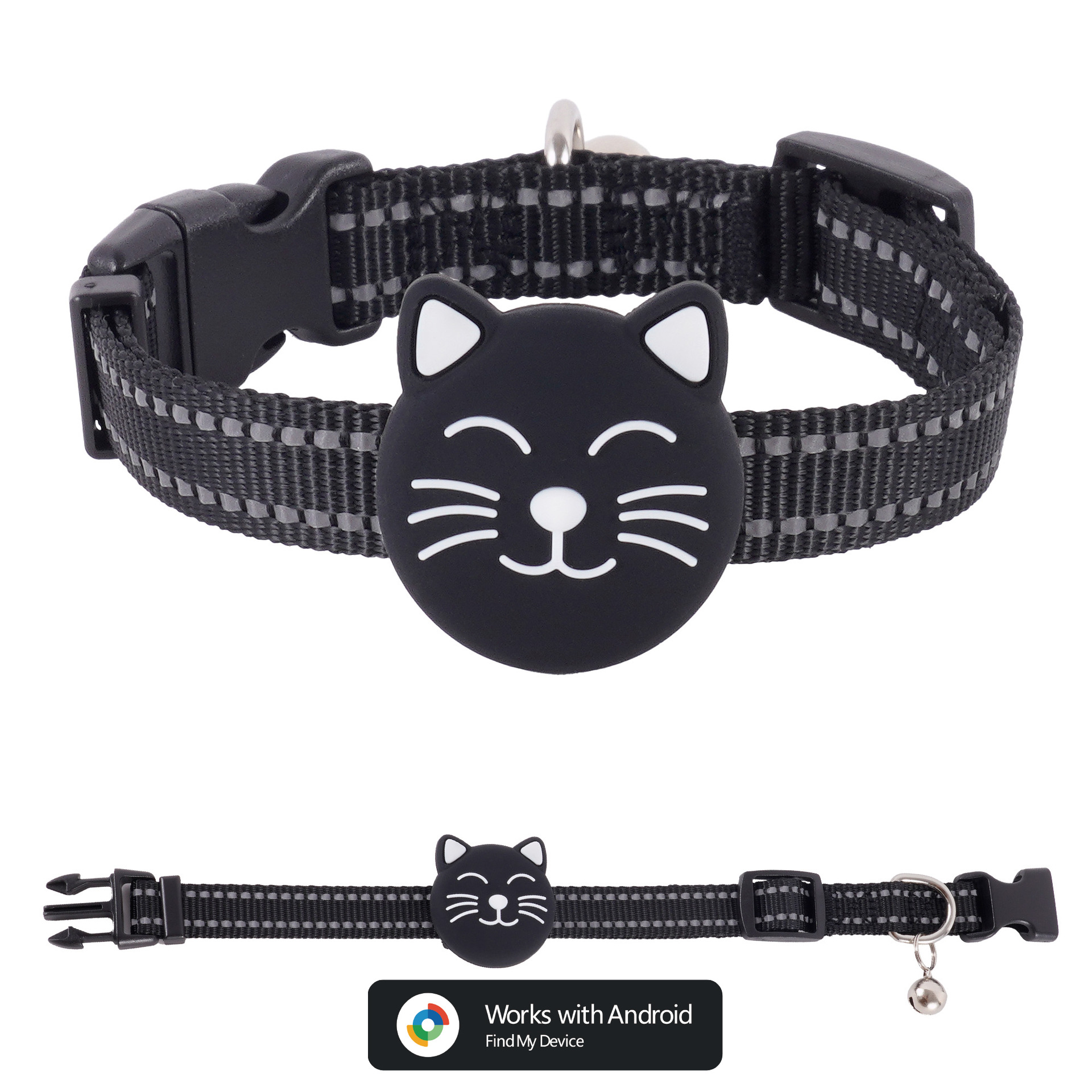 F22 Google locator + collar black