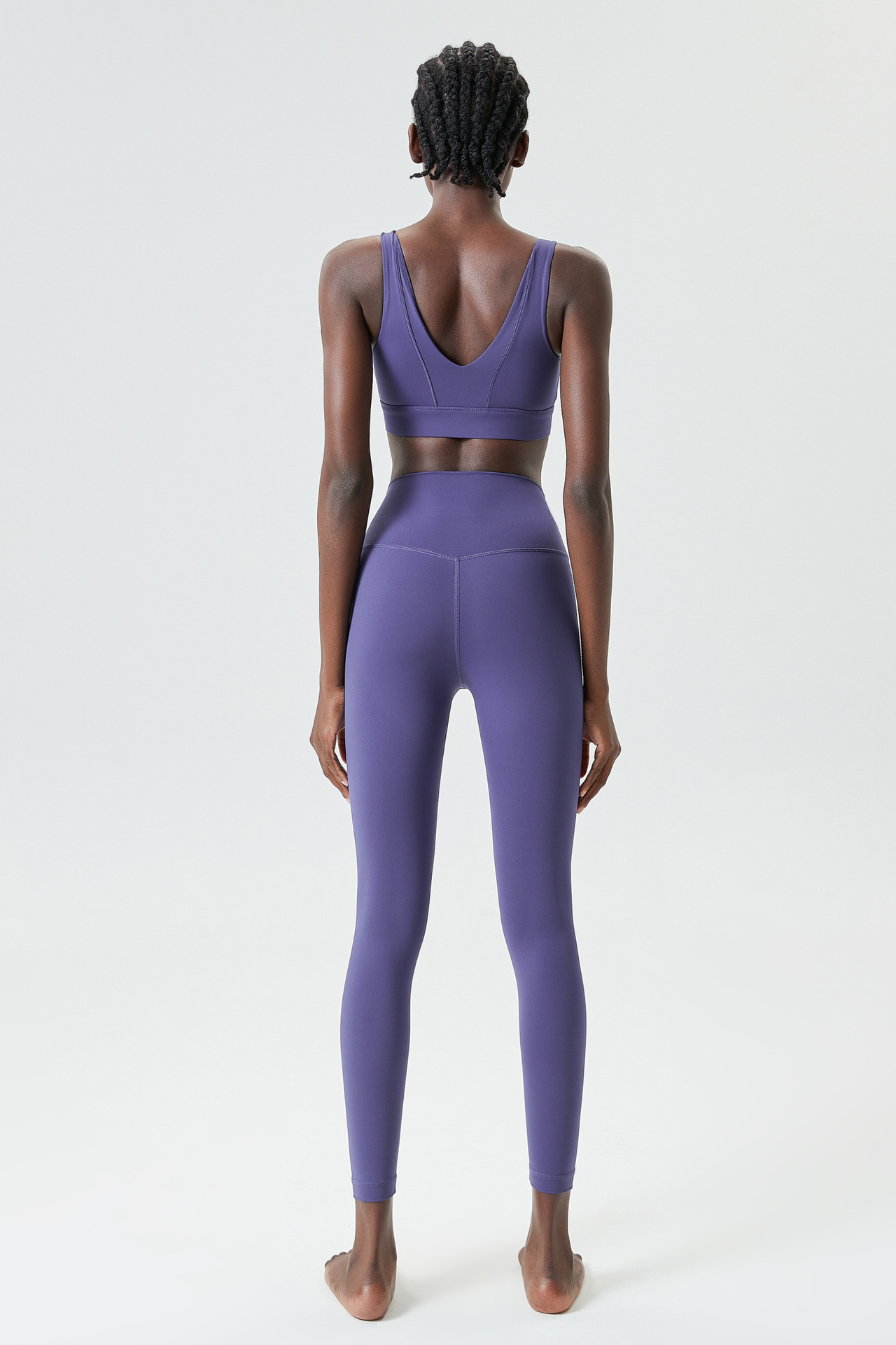 Simple Style Sport Style Solid Color Nylon U Neck Tracksuit Racerback Tank Tops Skinny Pants display picture 31