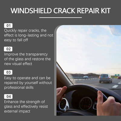 Care Tool Crack Glass – Auto glass repair liquid