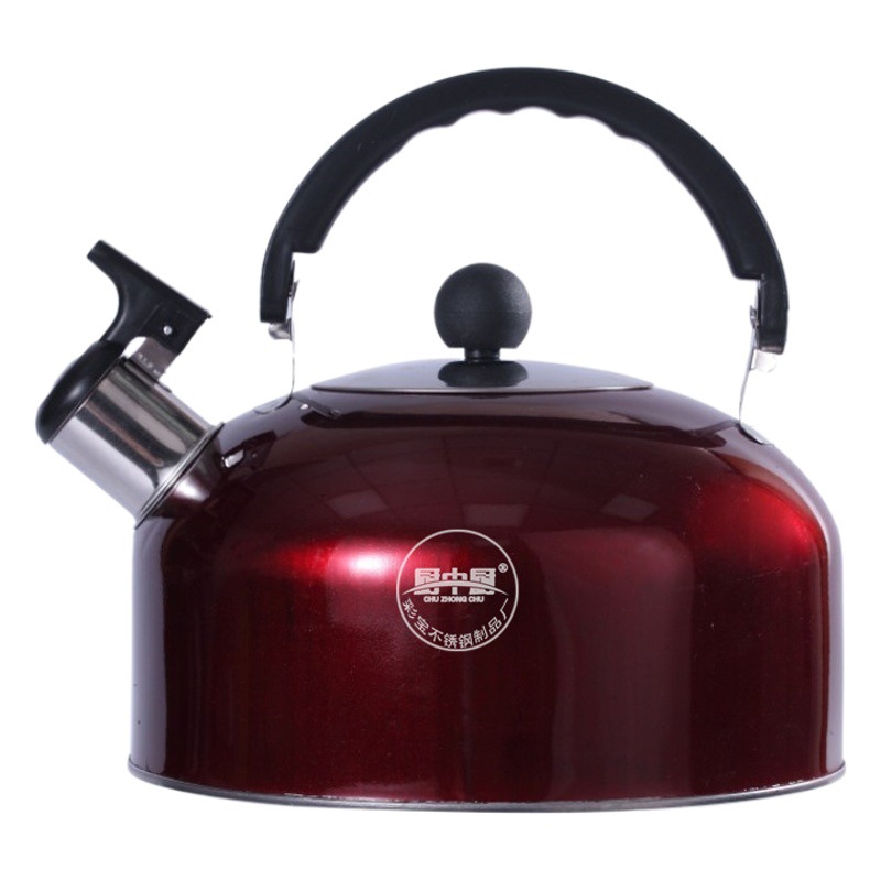 Hervidor de acero inoxidable con magnético 410 media plana olla inducción tetera 3L color hervidor multiusos