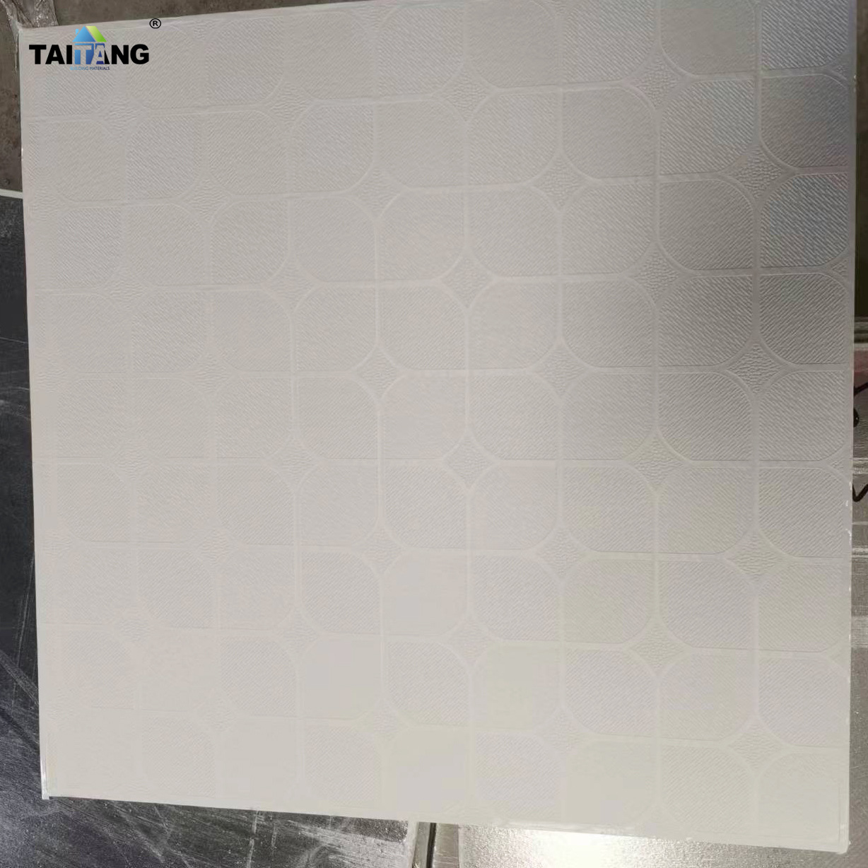 Tiles Square Ceiling 60*60 Techo decorativo Plafond Pvc Techo de yeso