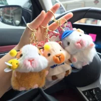 Модная милая плюшевая игрушка морская свинка, кукла, сумка с хомяком, брелок, кукла, игрушка