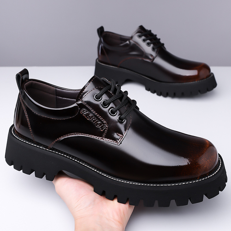 48 Large Size Cross-Border Martin Boots Hot-Selling Leather Shoes Men's Business Formal British Style Glossy Thick-Soled Men's Shoes Dropshipping 48 Large Size Cross-Border Martin Boots Hot-Selling Leather Shoes Men's Business Formal British Style Glossy Thick-Soled Men's Shoes Dropshipping