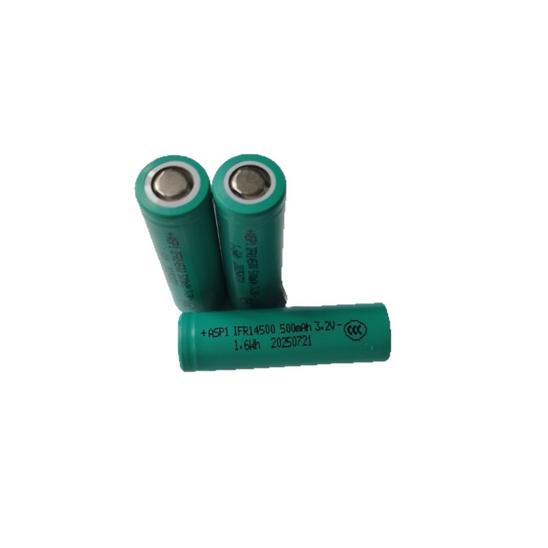 太阳能电池厂家供应14500磷酸铁锂电池3.2V500mAh草坪灯铁锂电池|undefined