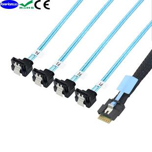 Pcie SlimlineSAS SFF-8654 4i 38P��б���D4SATA90�ȷ���������