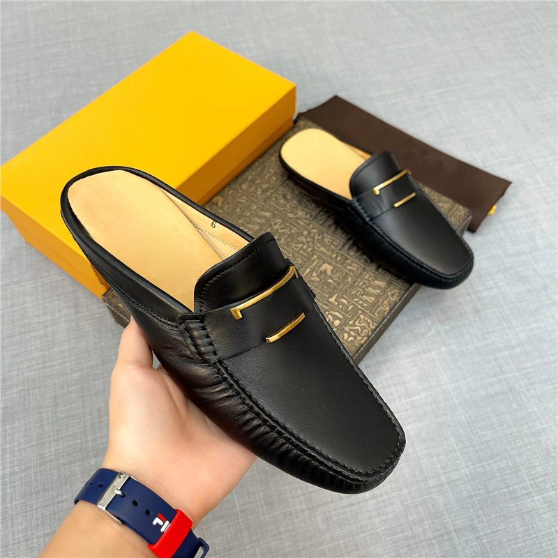 Herren Slipper Aus Wildleder Mit Schleife Freizeitschuhe_voghion.com