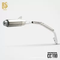 RS Original Young Beast CC110 Полный выхлопной глушитель Classic Monaka Retro Mori Sound Rich Tail End.