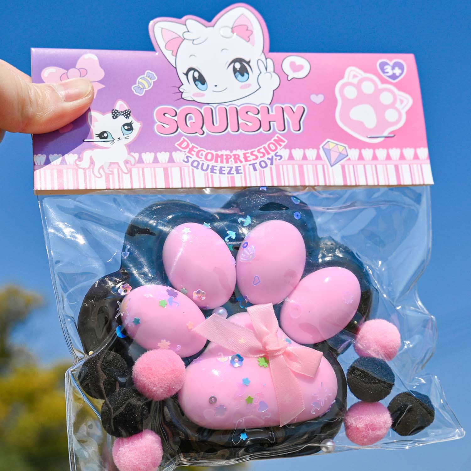 Pequeño libro rojo con garras de gato ultra suaves pellizco juguetes de descompresión divertidos juguetes de simulación de alimentos pellizco tpr artefacto de descompresión