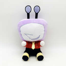 跨境新品Tenna plush 三角符文电视人毛绒玩具毛绒公仔玩偶