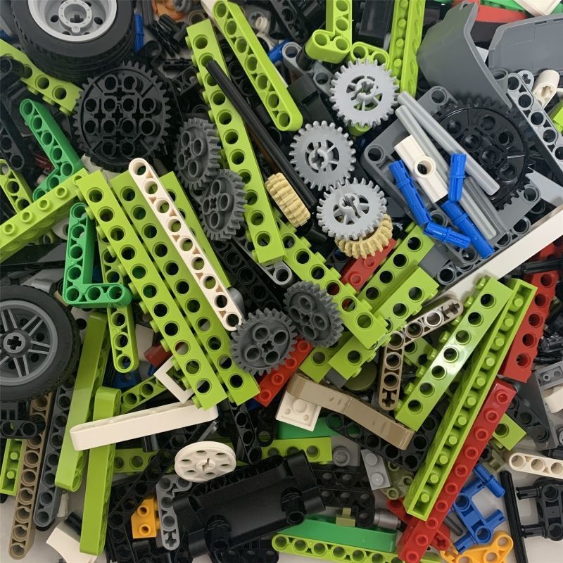 Weighing Wholesale Technology Parts Building Blocks Parts Small Particle Mechanical Accessories Assembly Building Block Toys