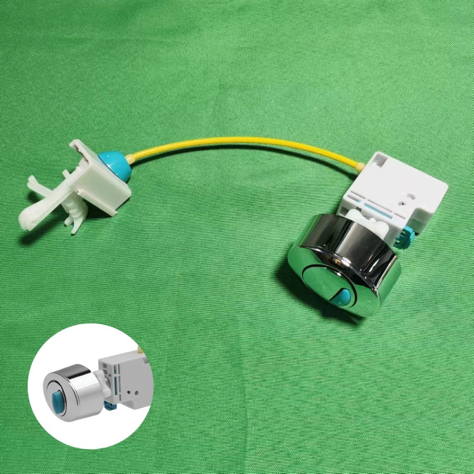 Accesorios para inodoro de caudal bajo: Válvula de desagüe con cable de control, manguito de cable de desagüe para inodoro, accesorios para tanque de agua