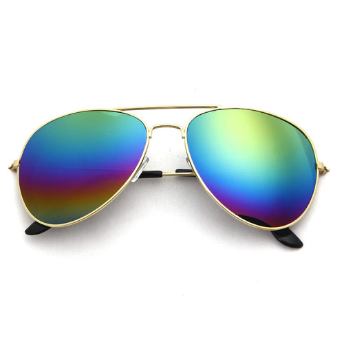 High-end adult metal aviator sunglasses for men, colorful and trendy 3026 toad sunglasses street stall wholesale