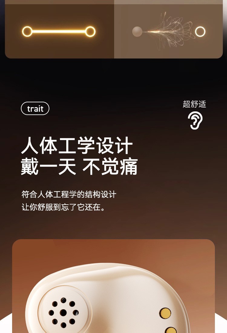 Cross-Border Earphones 2025 New Model Berlin Sound In-Ear Bluetooth Earphones Comfortable Long-Wearing Invisible Mini Earphones