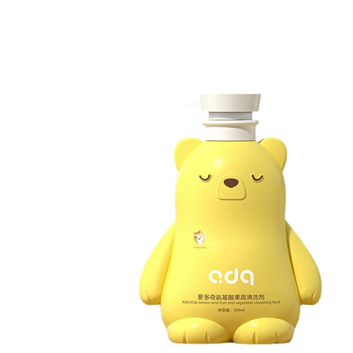 Aiduqi Amino Acid Baby Bottle Fruit and Vegetable Cleaner, Baby Bottle Fruit Toy Cleaner 300ml