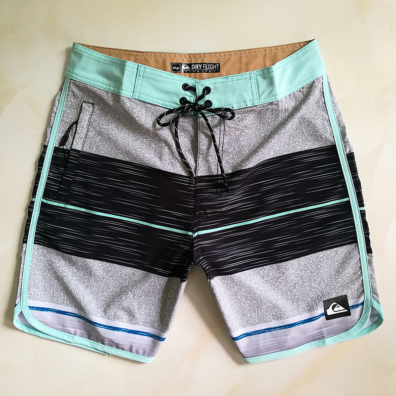 This summer cross-border foreign trade casual surfing beach shorts quick-drying loose home Gray versatile new swimming trunks