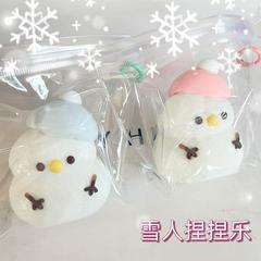 新型tprクリスマス雪だるまつまみ楽しいです。