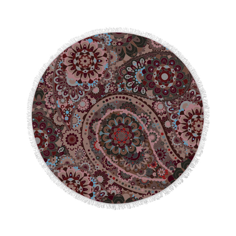 Flamingo microfibra de playa redonda Toalla de baño poliéster algodón impresión Toalla de playa absorbente Toalla de baño lote