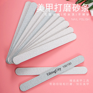 Nail Art Thin Frustration Sand Strip Wood Pieces Frustration Carving Grinding Nail Manicure Polishing Nail Art Rubbing Strip Refining Real Armor Frustration Strip Ultrafine