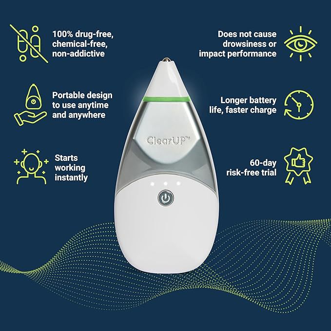 Amazonの人気商品 Tivic ClearUP 2.0 鼻づまり緩和デバイス EMS 鼻マッサージャー|undefined