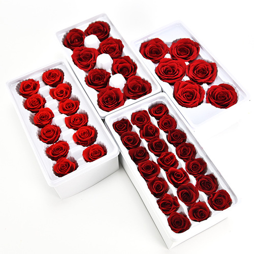 Magic flower immortal flower A-grade rose flower material dried flower Ferris wheel blue enchantress unicorn diy Yunnan dried flower material