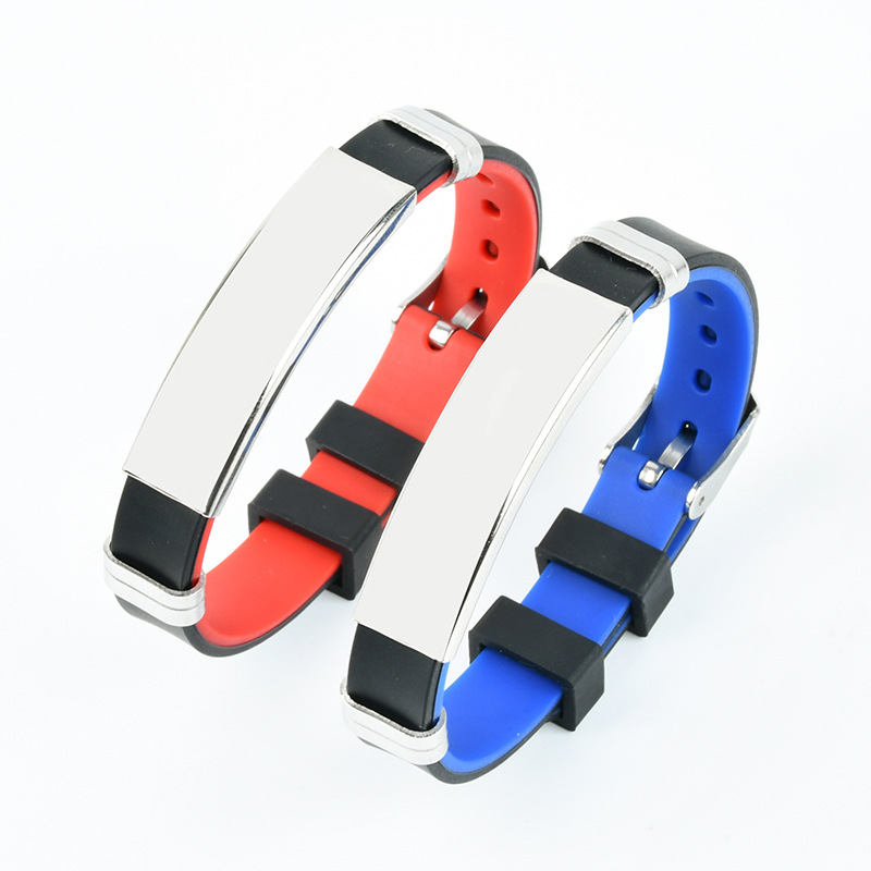 Fashionable retro silicone bracelet