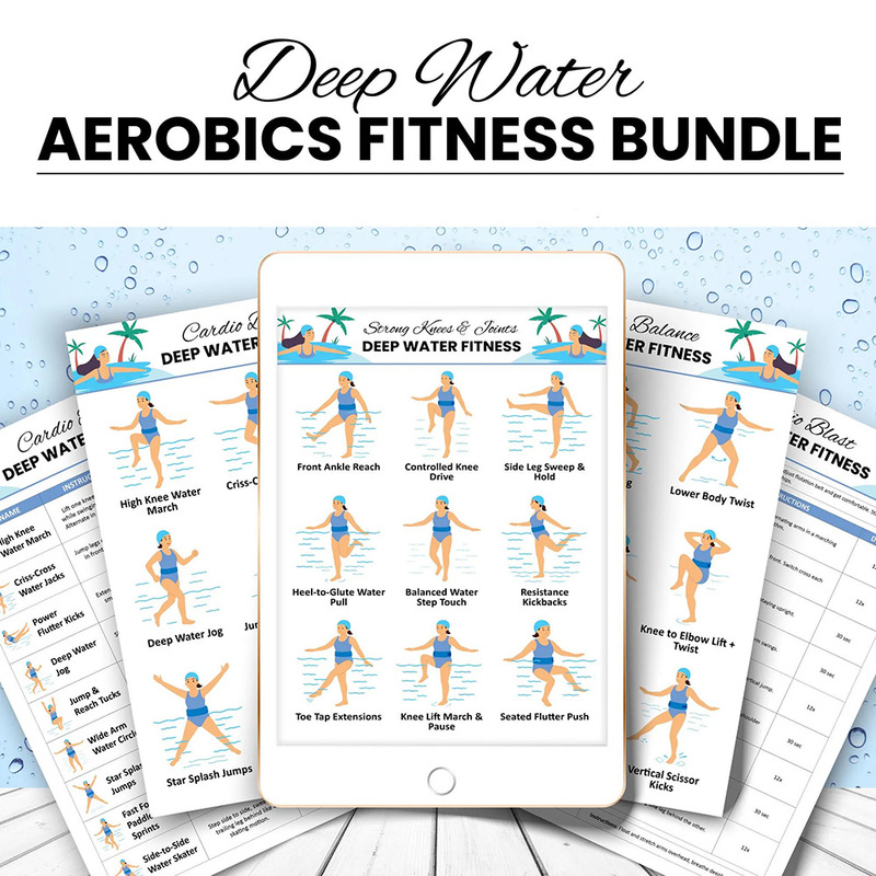 Adult Water Aerobics Deep Water Aerobic Exercise Training Schedule English Cross-Border Foreign Trade New Product Poster Set Adult Water Aerobics Deep Water Aerobic Exercise Training Schedule English Cross-Border Foreign Trade New Product Poster Set