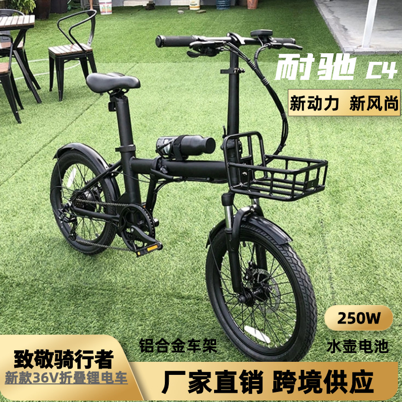 耐驰20寸出口智能电动自行车电动车成人锂电池代驾迷|ms