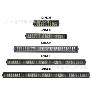Factory direct supply car LED super bright light four rows of long work lights truck off-road vehicle net front pole lights