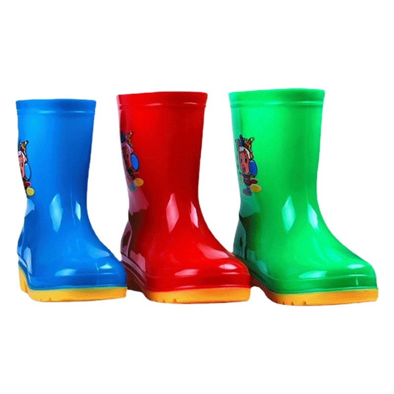 Botas de lluvia PVC para niños, antideslizantes, para comercio exterior, al por mayor image 1