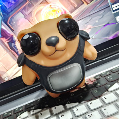 Fearless Contract Tactical Bear Wa Xue Di と同じスタイルの目を丸くした漫画の減圧とストレス解消のピンチおもちゃ周辺機器
