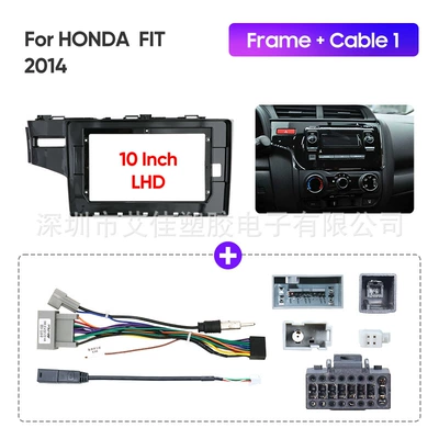 Suitable for Honda Honda DVD Navigation - frame-low-wiring-10inch