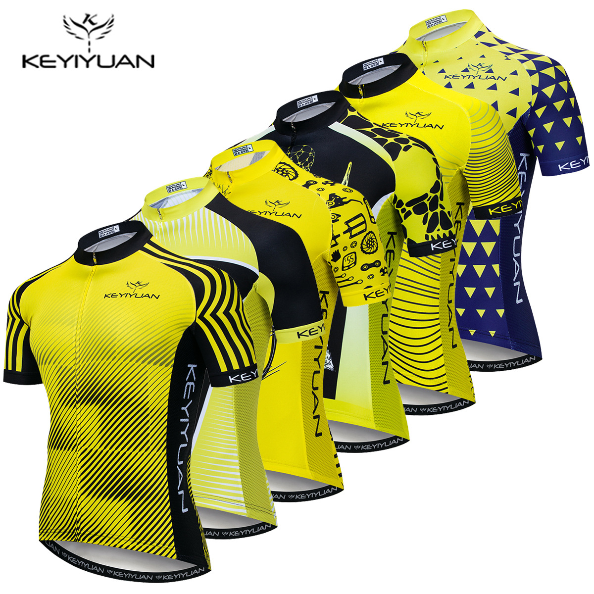 KEYIYUAN Mountain Road Bike Men's Professional Team Bike Riding Suit Off-road Road Mountain Bike Bike