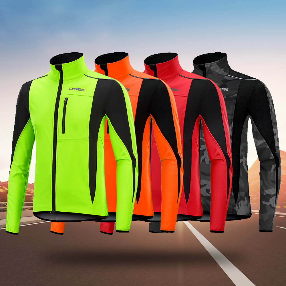 IRONRIDE Jersey outdoors Riding Windbreaker Cold proof keep warm waterproof Bicycle Close Thin section run coat