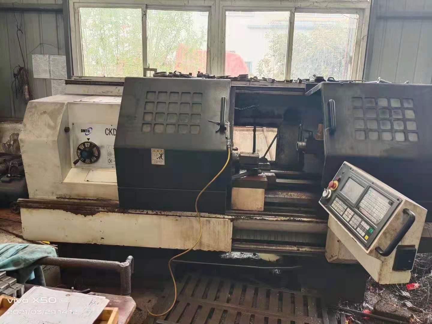 转让二手大连CKD6150数控卧式车床二手大连数控车二手车床