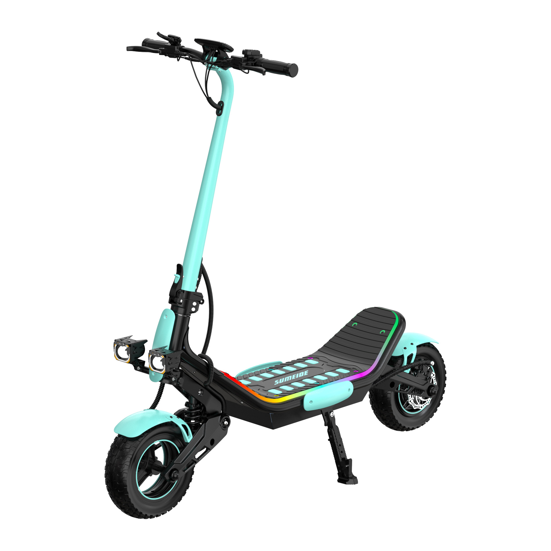 New adult foldable electric scooter with high power, long battery life, portable mini two-wheeled electric vehicle