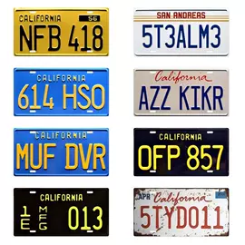 壁挂、壁饰;铁皮画;装饰挂牌