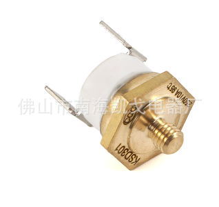 供应暖风机温控器，M4铜帽温控开关，M5铜帽温控器，M铜温控器