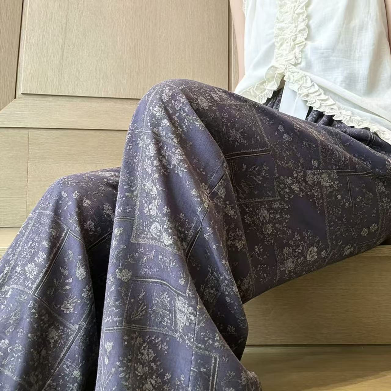 잉크 블루 실버 가지