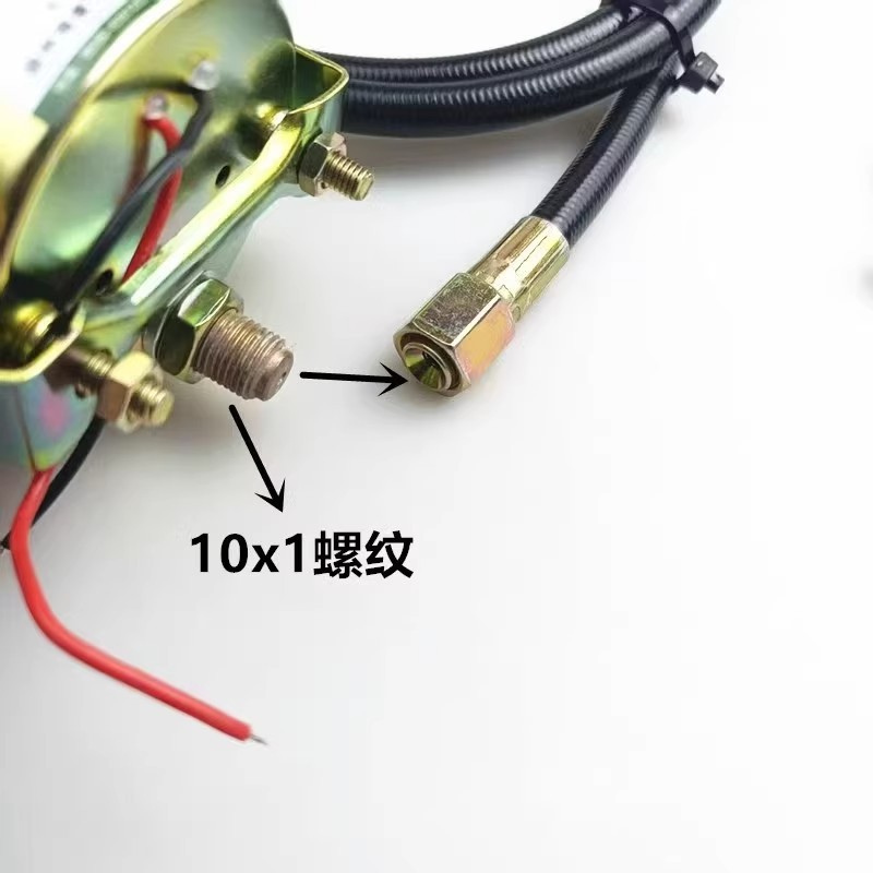 Air pressure gauge, air pump pressure indicator for truck air brake