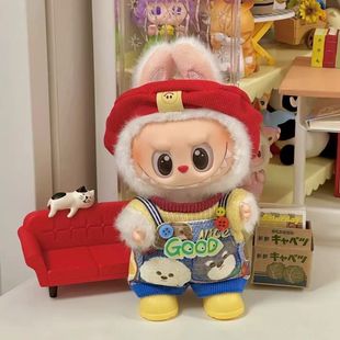 ����������17cmlabubu��������һ��������Ͱ��·�labubu�������b