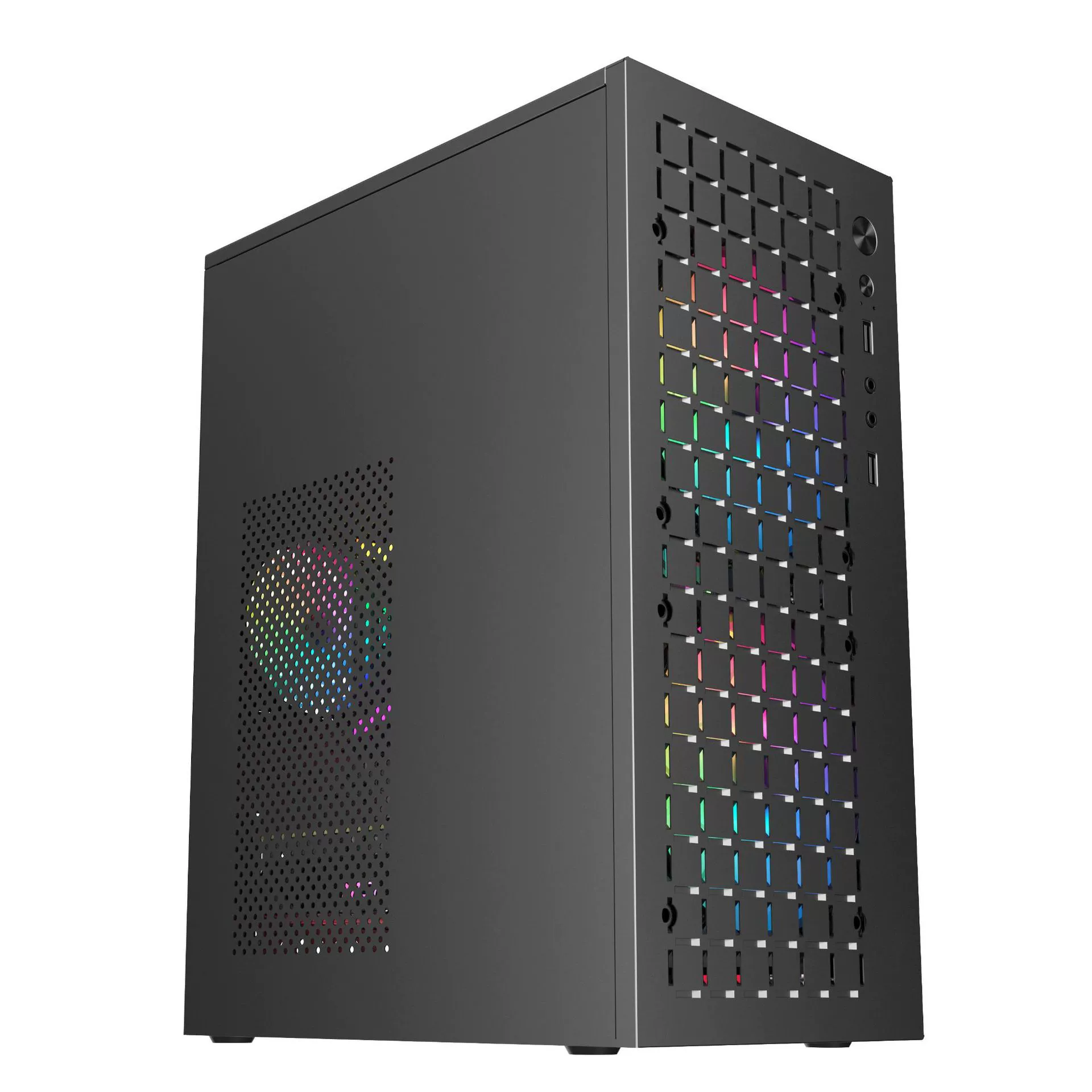 九尾狐 H6 computer machine box table MATX motherboard business office DIY shell ITX thick board