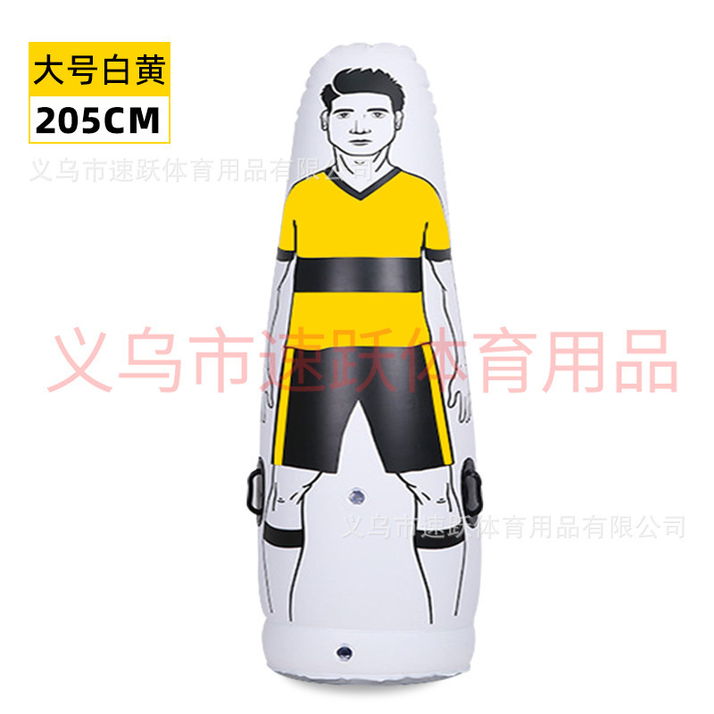 サッカーインフレータブル壁タンブラー人形障害物ダミープロポジショニングフリーキックゴールキーパートレーニング器材|undefined