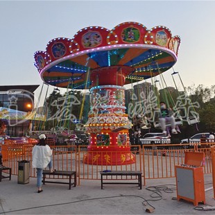 Outdoor Amusement Equipment Rotating Flying Chair Scenic Area Large Rotating Flying Chair Parent-Child Variety Full Temple Fair Trailer Flying Chair