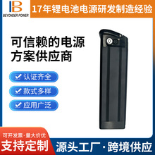 厂家供应36伏电动车电瓶48V银鱼锂电池10Ah代驾折叠自行车锂电池
