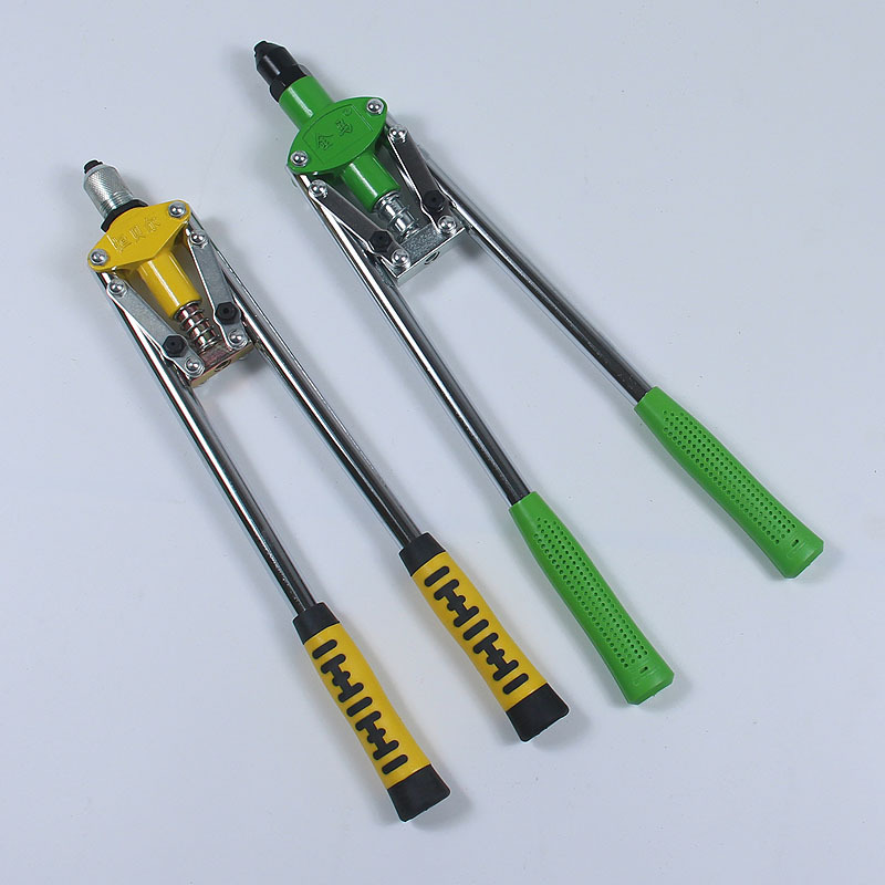 十七寸18寸大弹簧双把拉铆枪拉冒枪双色手动抽芯铆钉枪 铆钉工具