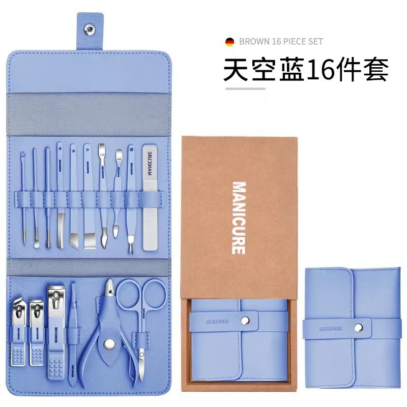 Kit Cortaúñas Acero Inoxidable - Incluye Herramientas Oídos