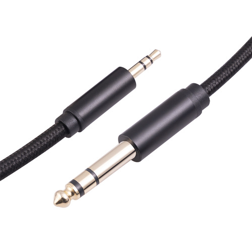 3.5mm to 6.5mm mobile phone amplifier audio mixer speaker electric guitar electric piano audio cable
