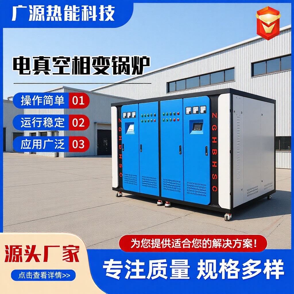 电真空相变锅炉大功率热水锅炉酒店工业供暖电加热相变电真空锅炉